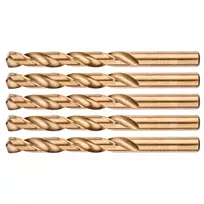 NEO TOOLS HSS-Co 12,0 mm kobalto grąžtai metalui, 5 vnt. (DIN 338, 135° kūgio galandimas)