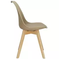 NO NAME valgomojo kėdė BEIGE DC0019 47X41X82
