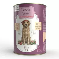 SYTA MICHA Classic Mono ėriena su cukinija šlapi šunų maistas 400g