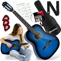 SUPRIMO CG34 BB klasikinė gitara 3/4 dydžio 36 colių Blueburst