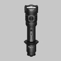 Armytek Predator PRO MAX taktinis žibintuvėlis 3000 liumenų, šilta balta šviesa, 501 m spindulys, Cree XHP70.2, įkraunamas 21700, juodas