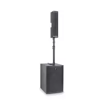 Soundsation Livemaker 12 PRO aktyvi nešiojama PA sistema su 8 kanalų mikšeriu, 300W RMS, Bluetooth, USB/SD grotuvu, 2x 12 colių garsiakalbiai