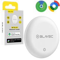 Baltas „Blavec BTG-01“ „Bluetooth“ daiktų sekiklis, skirtas „Apple“ ir „Android“ (BTBTG01-W)