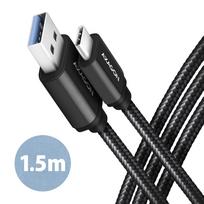 AXAGON | Data and charging USB 3.2 Gen1 cable, 1.5 m | BUCM3-AM15AB | USB Type C - USB Type A
