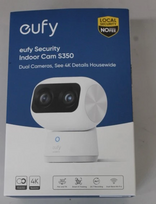 SALE OUT. Anker Eufy Security Indoor Cam S350, White | Anker Eufy Security Indoor Camera | S350 | 24 month(s) | Tabletop
