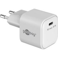 Goobay 45W USB-C PD GaN Fast Charger Nano (White) 80241