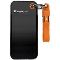 Verbatim 32285 Pocket External Drive SSD 512GB with keychain USB-C cable 3.2 gen.2 / black-orange 32285