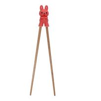 Natūralios spalvos medinės vaikiškos mokomosios lazdelės Bunny – Rex London