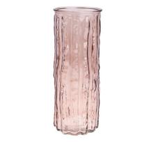 Rudos spalvos iš stiklo vaza (aukštis 25 cm) – Dakls