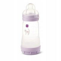 Kūdikių buteliukas Mam Baby Easy Start, 260 ml, 2 mėn., violetinė sp.