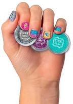 GO GLAM NAGŲ RINKINYS SU GLITTER IR lipdukais COOL MAKER SPIN MASTER