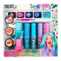 Create It KURTI IT blizgantis manikiūro makiažo kosmetikos rinkinys mergaitėms nuo 6 metų