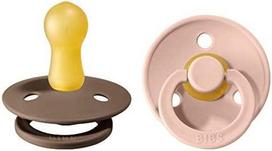 BIBS retro čiulptukas 6-18 RUBBER 2 pak