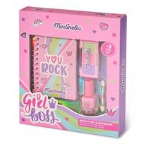 Martinelia Supergirl Notebook And Beauty Set vaikiško makiažo rinkinys