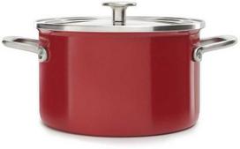 KitchenAid Emalio puodas 20cm 3,7l emaliuotas dangteliu indukcinėmis dujomis