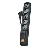 Emos Surge protector - 5 sockets, 1,5m, juodas