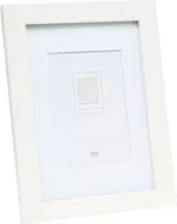 Nuotraukų rėmelis Deknudt S66KF1 P1 30x45 Mediena balta w. Passepartout