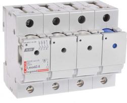 Legrand saugiklių jungiklis 3P+N 63A D02 R323 MAX be įdėklų (606739)