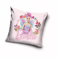 CH Pliušinis dekoratyvinis PAGALBĖS UŽVALGALAS BARBIE pagalvei 40x40 cm VELVET