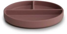 MUSHIE silikoninė lėkštė limpančiu dugnu, Cloudy Mauve