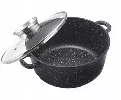 Zilner Akmeninis puodas 4,4L 24cm marmurinis dujų indukcija