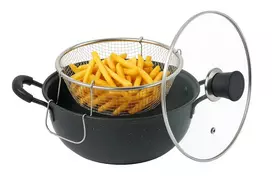 P&S PUODAS 4 lit. Plieninis su dangteliu GRUPĖTI KEPTI 26 cm. GRUPINTUVĖS sietelis