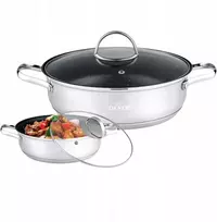 Tradicinis plieno puodas Zilner PREMIUM 26CM / 4,5 l MARMURO DANGA
