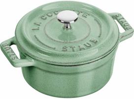 Staub Mini Cocotte mini apvalus ketaus puodas 250 ml, mėtų