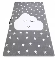Dywany Uszczow VAIKŲ KILIMAS PETIT 80x150 CLOUD pilkas #GR3460