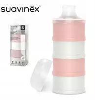 Pieno miltelių indelis 100 ml su Suavinex dozatoriumi, 4 vnt