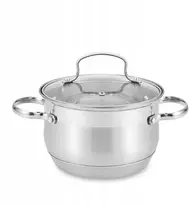 Plieninis puodas su dangteliu, indukcinis, 18cm, 2,9l | Maestro MR-3512-18