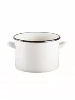 Tradicinis kreminis emaliuotas puodas Elo-Pol 3,8 L 18 cm
