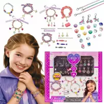 Sun Baby Rinkinys papuošalams gaminti, apyrankės, pakabukai, karoliukai, 40 vnt