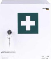 PK-MOT Sieninė pirmosios pagalbos vaistinėlė Donau Safety 20'' DIN 13164 (+ burnos vamzdelis) metalinė