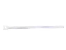 Lipnūs Velcro dirželiai 30cm x 12mm Balti 50 vnt.