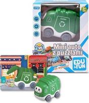 ARTYK MINI AUTKO šiukšliavežis su pavara Dėlionė 20 el TOY 2in1 EDU&FUN automobilis