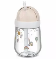 Rosti Mepal Mepal vaikiškas puodelis su šiaudeliais 300ml Mio Sunshine & Rainbow