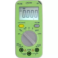 Multimetras InLine 43117A kišeninis su automatiniu diapazonu, LCD 44x30 mm, AAA baterija, 130x62x27 mm