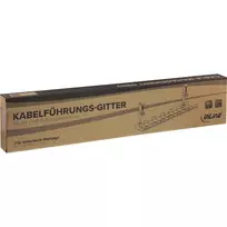 Kabelių tvarkymo grotelės 60 cm InLine 23190G tvirtinimui prie stalo su sraigtiniais spaustukais, juodos