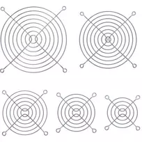 InLine Fan Guard Metal Chromium Plated 92x92mm