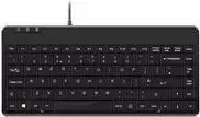 Perixx PERIBOARD-409 P, DE, Mini PS/2 klaviatūra su 2 USB jungtimis, juoda (PERIBOARD-409 P)