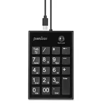 Perixx PERIPAD-202C Numeric Keypad USB-C with 2x USB-A Hub Black (57161I)