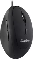 Perixx PERIMICE-519, maža ergonomiška pelė, dešiniarankiams, USB laidinė, juoda