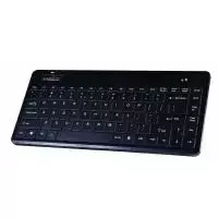 Perixx PERIBOARD-505H PLUS, laidinė klaviatūra su trackball ir 2 USB jungtimis - 14 mm rutulys - QWERTY išdėstymas (JAV)