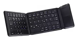 InLine 55379B klaviatūra belaidė Bluetooth universali QWERTZ vokiška juoda