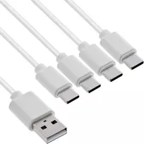 InLine 35142W USB laidas USB 2.0 2 m USB A 4 x USB-C Baltas