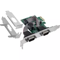 PCIe 2 prievadų RS-232 sąsajos adapteris InLine 76619F