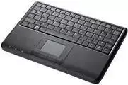 Perixx PERIBOARD-510 H PLUS FR Black – kompaktiška klaviatūra su jutikliniu kilimėliu