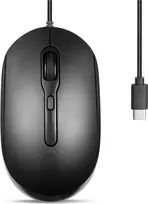 Perixx PERIMICE-222CB pelė optinė tyli USB-C juoda