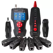 Laidų testeris LYNX CS TLCD88 – LCD testeris Cat3/Cat5E/Cat6 ir PoE aptikimui